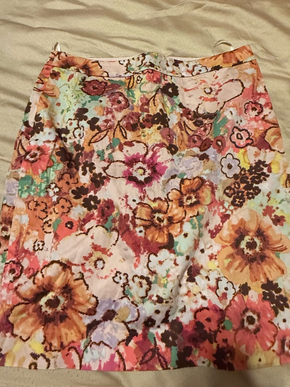 J. Crew Floral Pencil Skirt in Multi-Color size 10